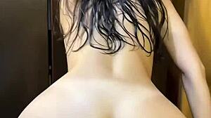 Teen Steps Out Of Shower For Rough Doggystyle With Huge Cock