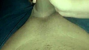 relentless masturbation of huge cock in pov style