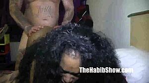 Tattooed Rican Fucks Hood Milf!