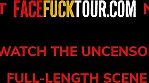 Linda Leclair Face Fucks Massive Cock