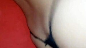 Sexy colombian babe masturbates with dildo and shows ass