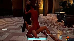 Hermaphrodite Slave in Rome Eats Exotic Meat