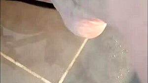 Slave dominated with pillory in homemade session