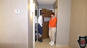 Nerdy Ginger Reign Enjoys Big Cock and Anal