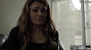 Busty Teen Babysitter Feels Intense Pleasure from Monster Cock Pounding Her Big Ass