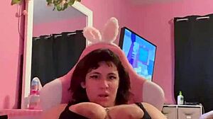 BBW Plays With Her Big Tits And Pussy Solo Masturbation