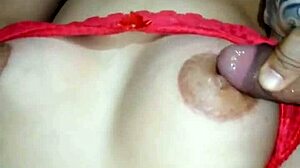 Sexy colombian babe masturbates with dildo and shows ass