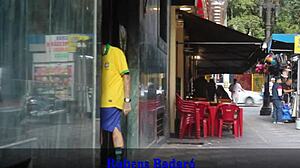 brazil lost the game but i got the argentine girl's ass in red sheer, full video