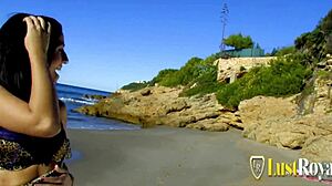 Blooming teen with sexy body gets intensely fucked in doggystyle position.