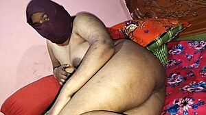 Amateurs flaunt big natural tits in stepsister scene!