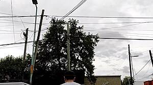 Threesome with cheating neighbor, hope wife doesn't find out