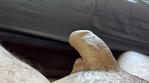 Suggestive Big Cock Masturbation In Bedroom Close-Up Early Morning