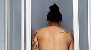 Claudia Bavel plays with dildos in homemade compilation