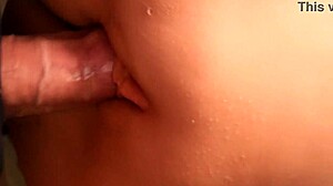 lube makes her big pussy feel amazing during fucking