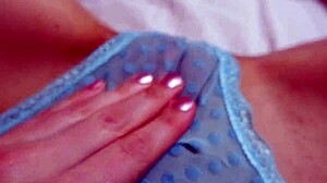 i caress my petite 18+ pussy after work, feeling so horny