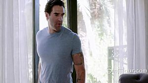 Handsome Plumber Fixes Pipes With Care