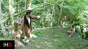 foursome outdoors with cowgirl pussy tits cum in mouth riding cunilingus slut anal