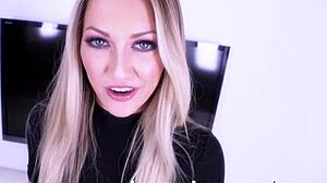 hot blonde adira allure pumped by big cock suggestively