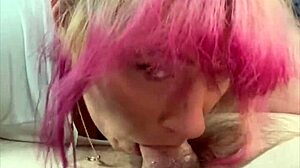 Hooker Sucks Bareback, Swallows Load Publicly