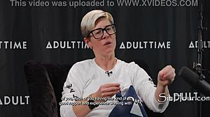 Blonde And Black Pornstars Bare It All Then Share Monster Cock In Intense Fucking!