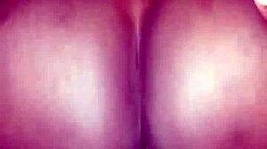 sexy ebony riding stepbrother's big dick hard 😈