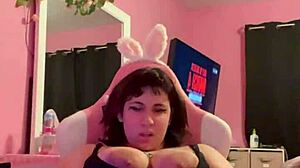 BBW Plays With Her Big Tits And Pussy Solo Masturbation