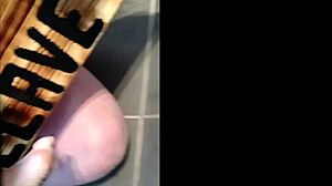 Slave dominated with pillory in homemade session