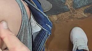 i love it when he cums in my panties during yoga, then i pull them up tight