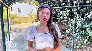 jeune coquine déjà dévergondée with pretty european small tits skinny