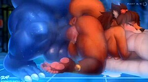 edit furry zonkpunch with intense sexy action