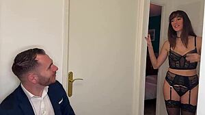 Lety Howl Teaches Nino Stone in Lingerie