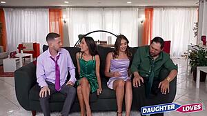 Stepdad swaps wingwomen in reality.