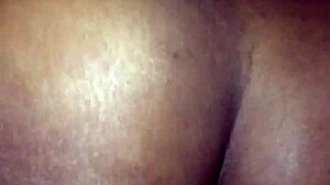 big booty wife bent over for doggystyle cum