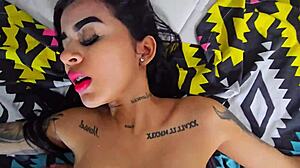 Truth or dare turns wild with stepsister's friend and monster cock