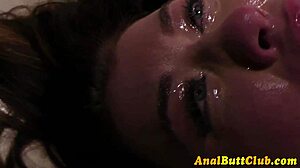 Roundassed Lesbians Get Rimmed with Toys and Fingering Leading to Gaping