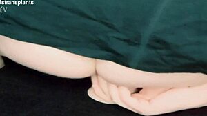 Trans Woman Hints at Riding Dildo Passionately