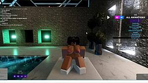 I let her fuck me long in Roblox game?