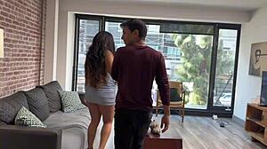 I Convince Neighbor To Fuck Me Until He Fills My Pussy With Cum