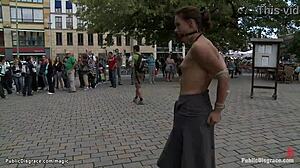 German Babe Faces Humiliation On The Streets