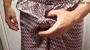 I wuz in da kitchen in my panties when he saw me n shoved his big cock in