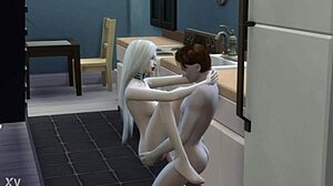 Cum Covered Vampire Slut Fucks All Night