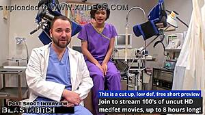 student jackie gets cum blasted by doctor