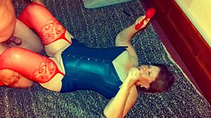 Granny Blue Fingers and Dicks Me Hard in Missionary!