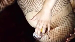 Watch the cuckold open his wife's greedy ass for fisting?