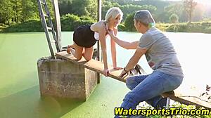 Fingered Slut Urinates