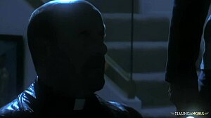 Hot skinny lesbians suck pussy on bed