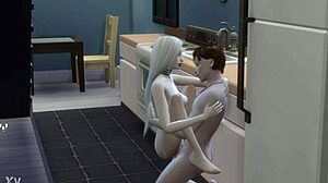 Cum Covered Vampire Slut Fucks All Night