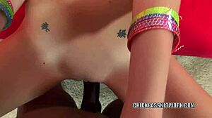 redhead hottie hailey young 18+ with black guy