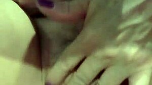 Old naughty woman masturbates intensely