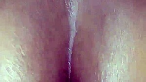 Ebony wife bent over, her ass pounded hard in doggystyle position